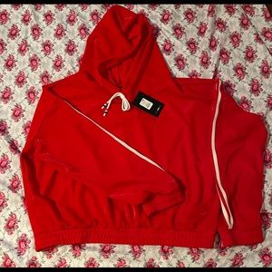 Two piece striped plus size suit